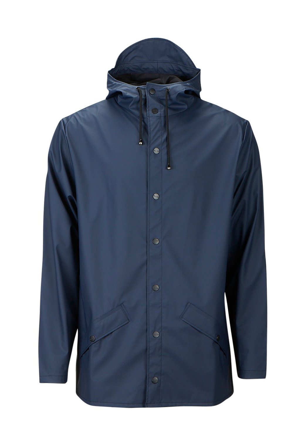 Dark Slate Gray מעיל גשם עם כובע RAINS