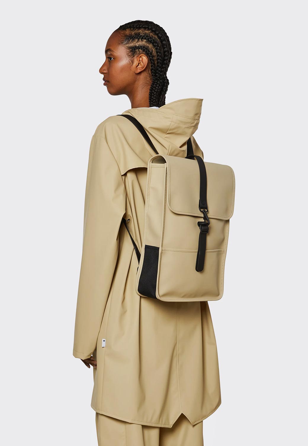 Light Gray תיק גב עמיד למים | 13" RAINS