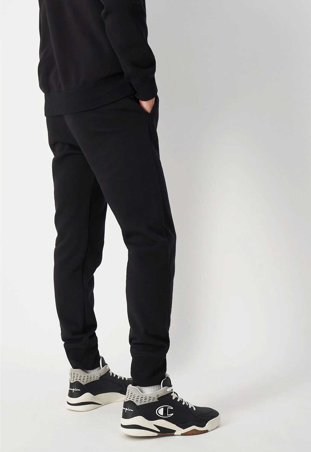 Black מכנסי טרנינג ארוכים לגברים CHAMPION