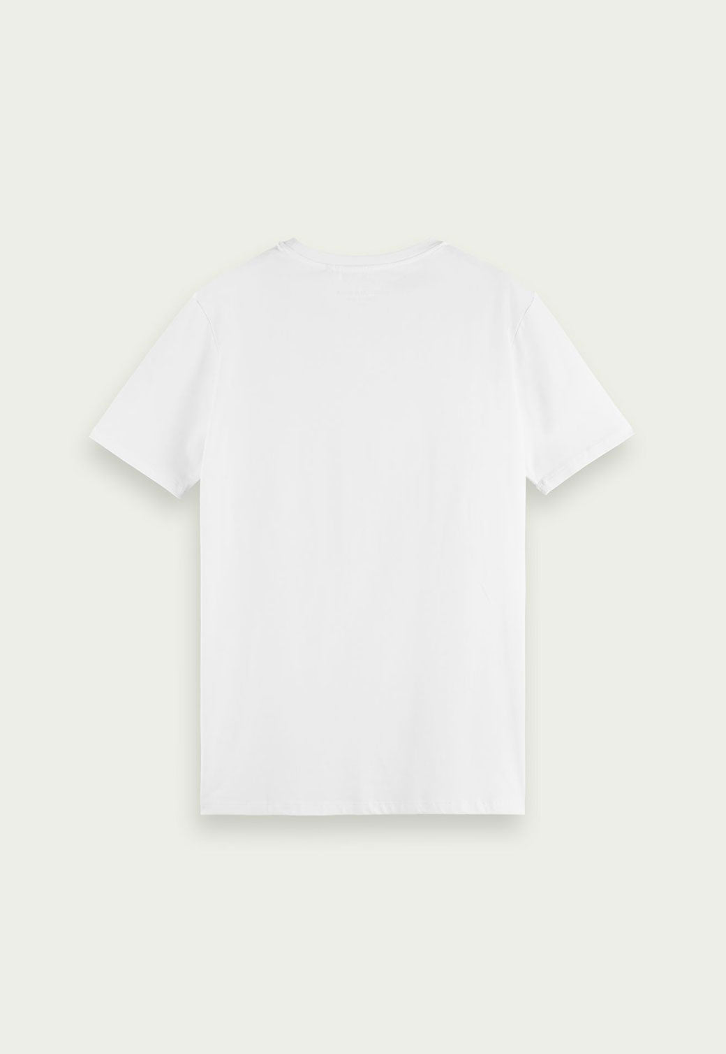 Beige טי שירט קצרה עם מפתח צווארון עגול SCOTCH & SODA