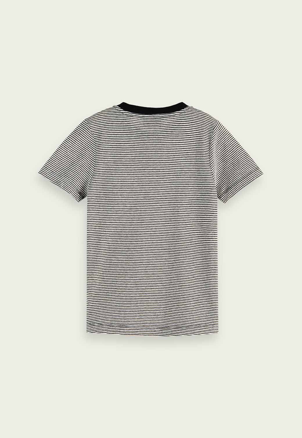 Beige טי שירט קצרה פסים | ילדים SCOTCH & SODA