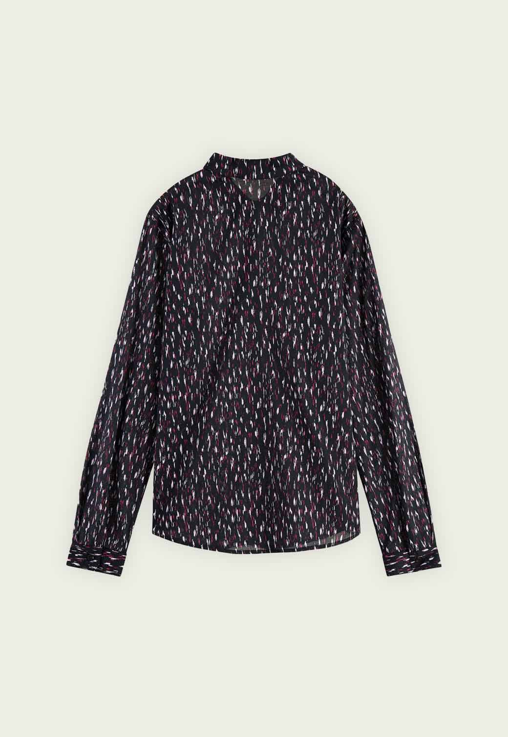 Dark Slate Gray חולצה מכופתרת ארוכה לנשים SCOTCH & SODA