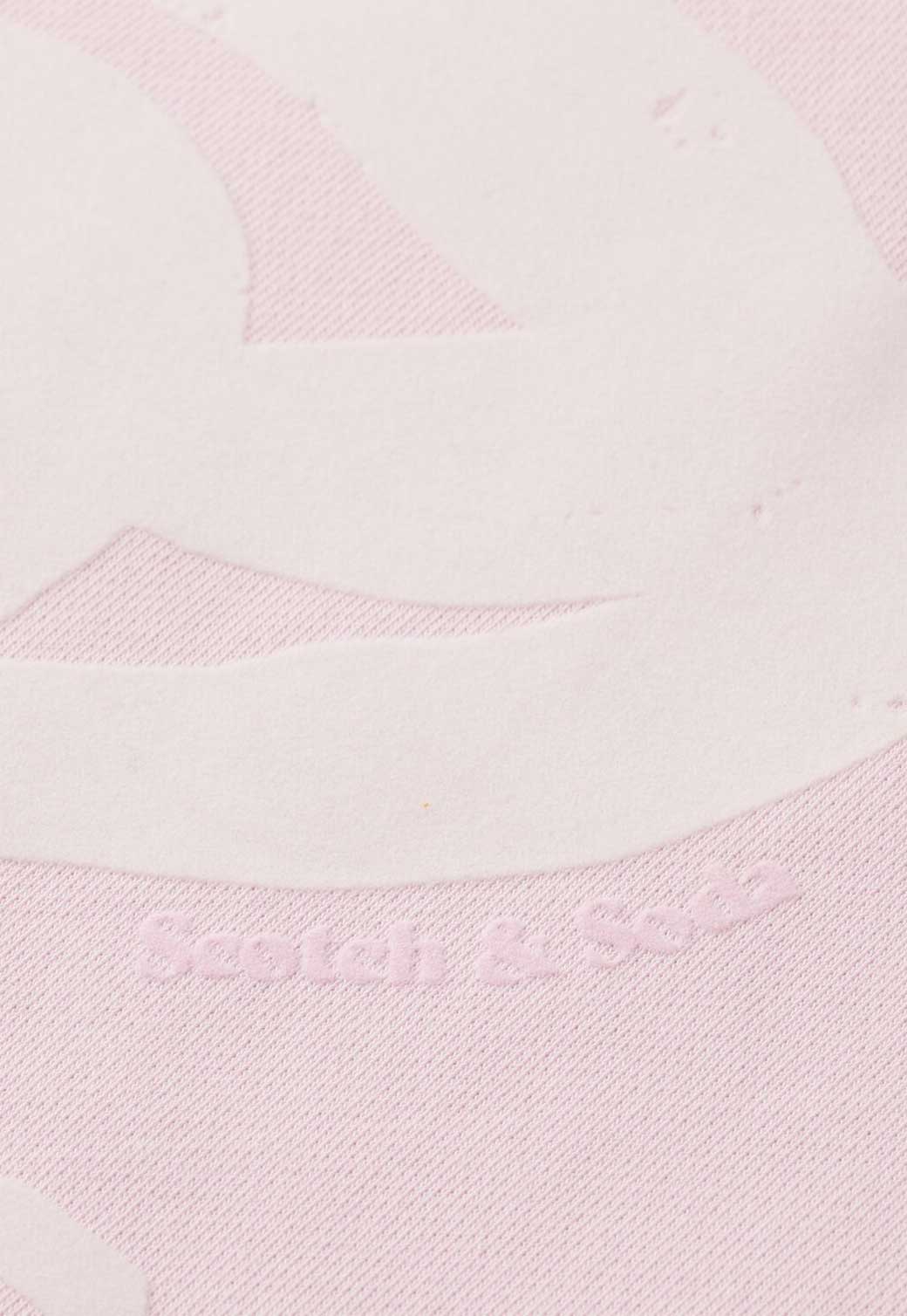 Light Gray סווטשירט מפתח עגול לנשים SCOTCH & SODA