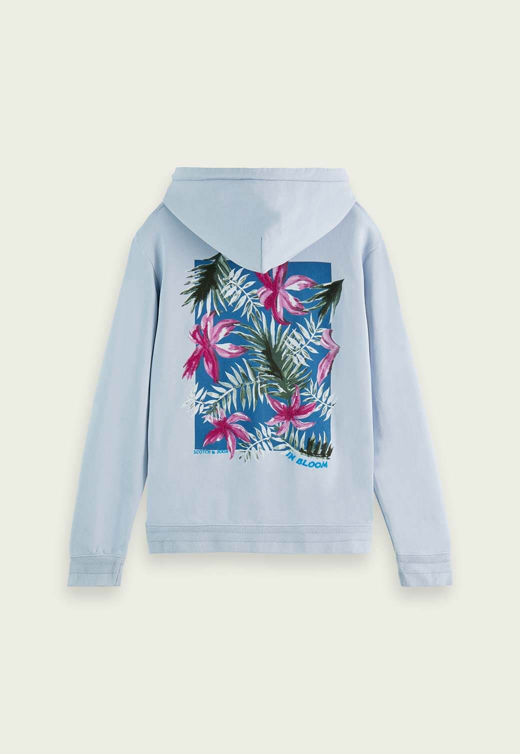 Light Gray קפוצ'ון עם הדפס פרחוני לגברים SCOTCH & SODA