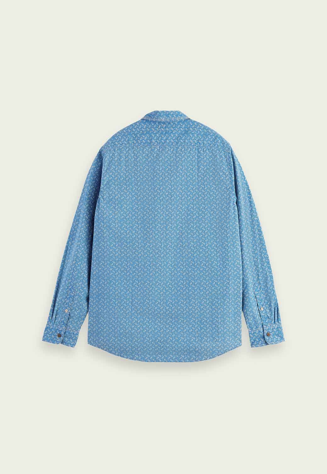 Beige חולצה מכופתרת ארוכה לגברים SCOTCH & SODA