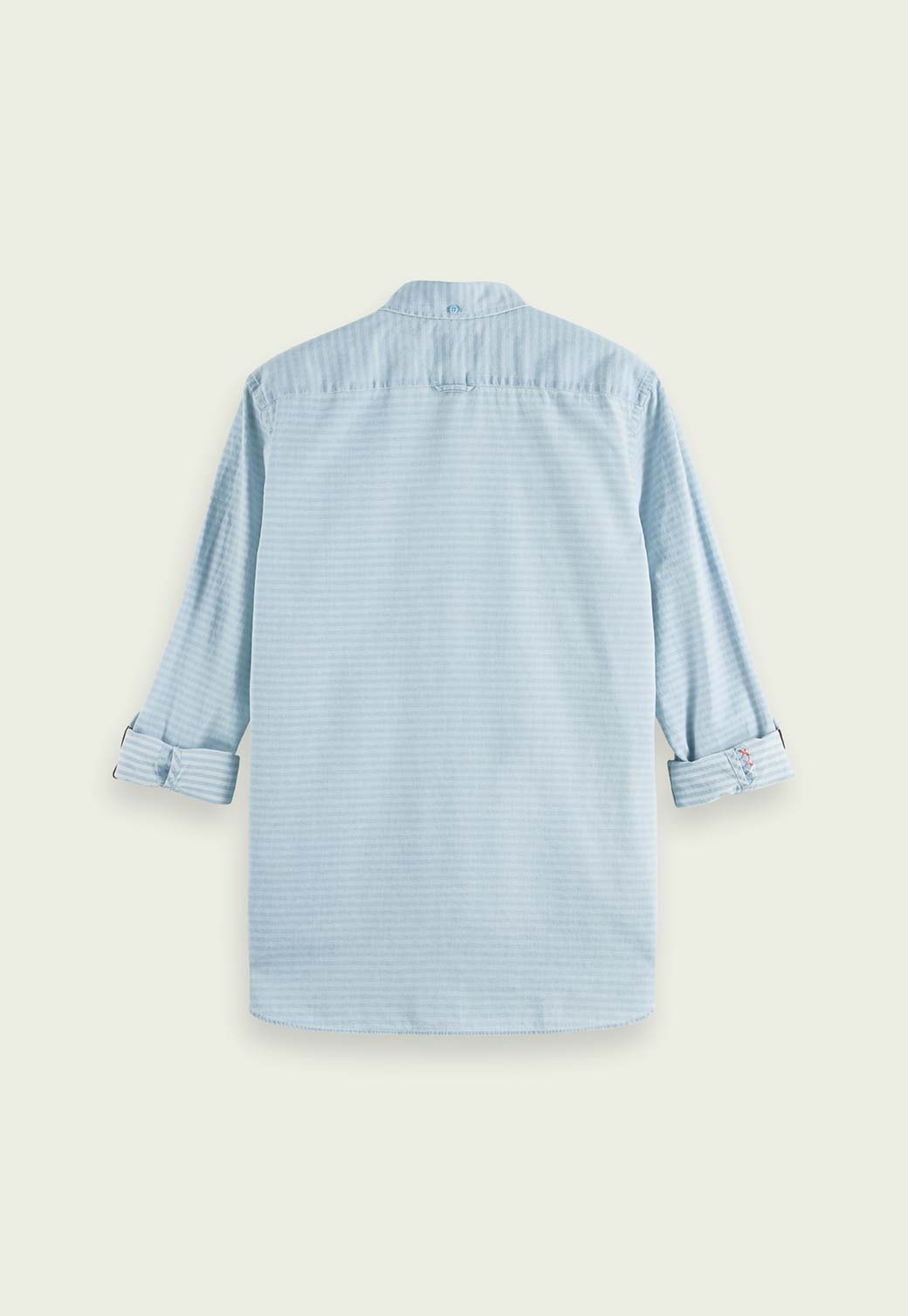 Light Gray חולצה מכופתרת ארוכה לגברים SCOTCH & SODA