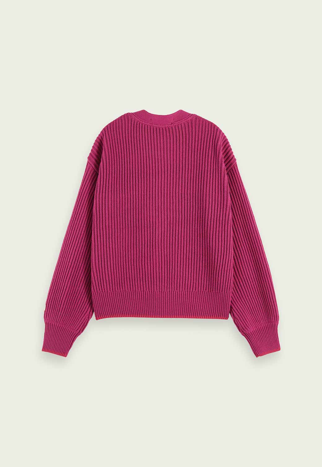 Beige קרדיגן מפתח וי לנשים SCOTCH & SODA