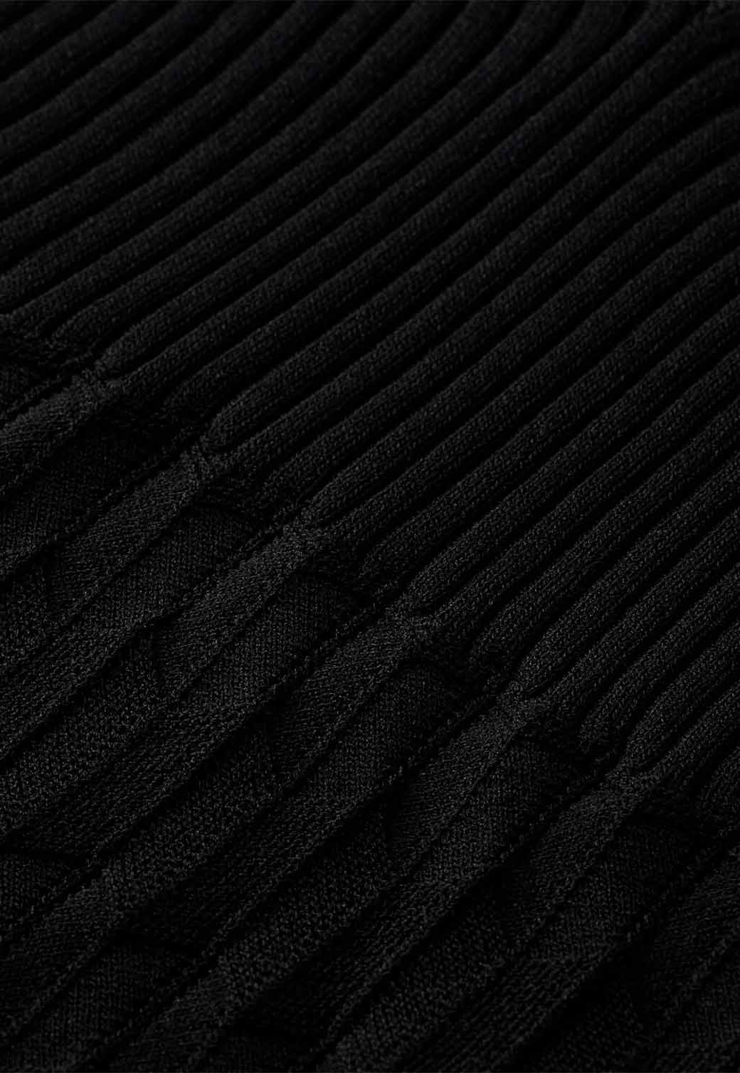 Black גופיה סרוגה לנשים SCOTCH & SODA