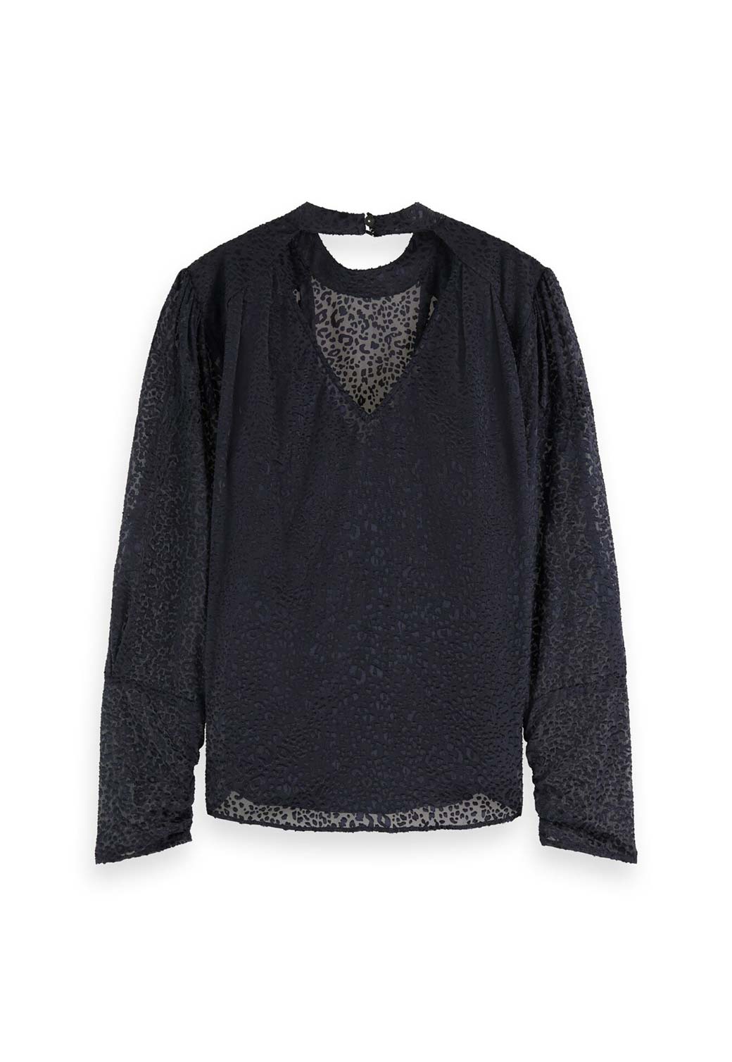 Dark Slate Gray חולצה ארוכה לנשים SCOTCH & SODA