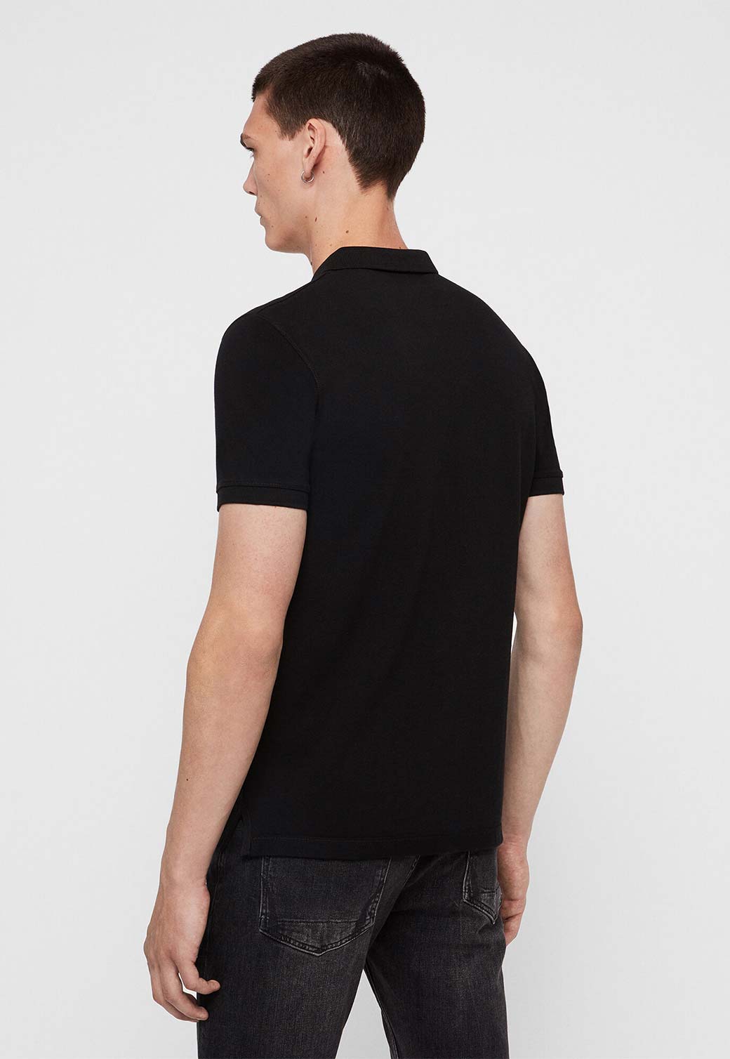 Light Gray חולצת פולו לגברים Reform ALLSAINTS