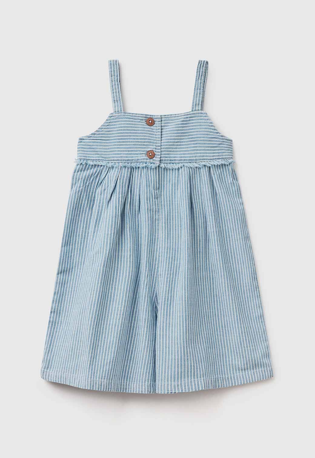 Lavender אוברול קצר לתינוקות BENETTON