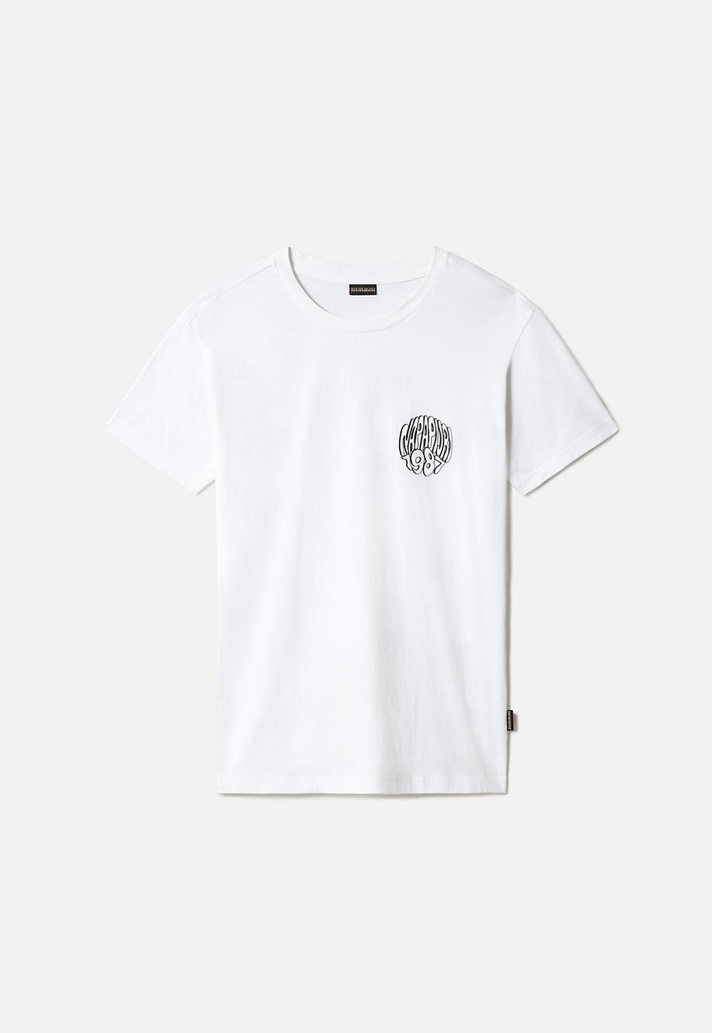 White Smoke טי שירט קצרה S-PLAN NAPAPIJRI