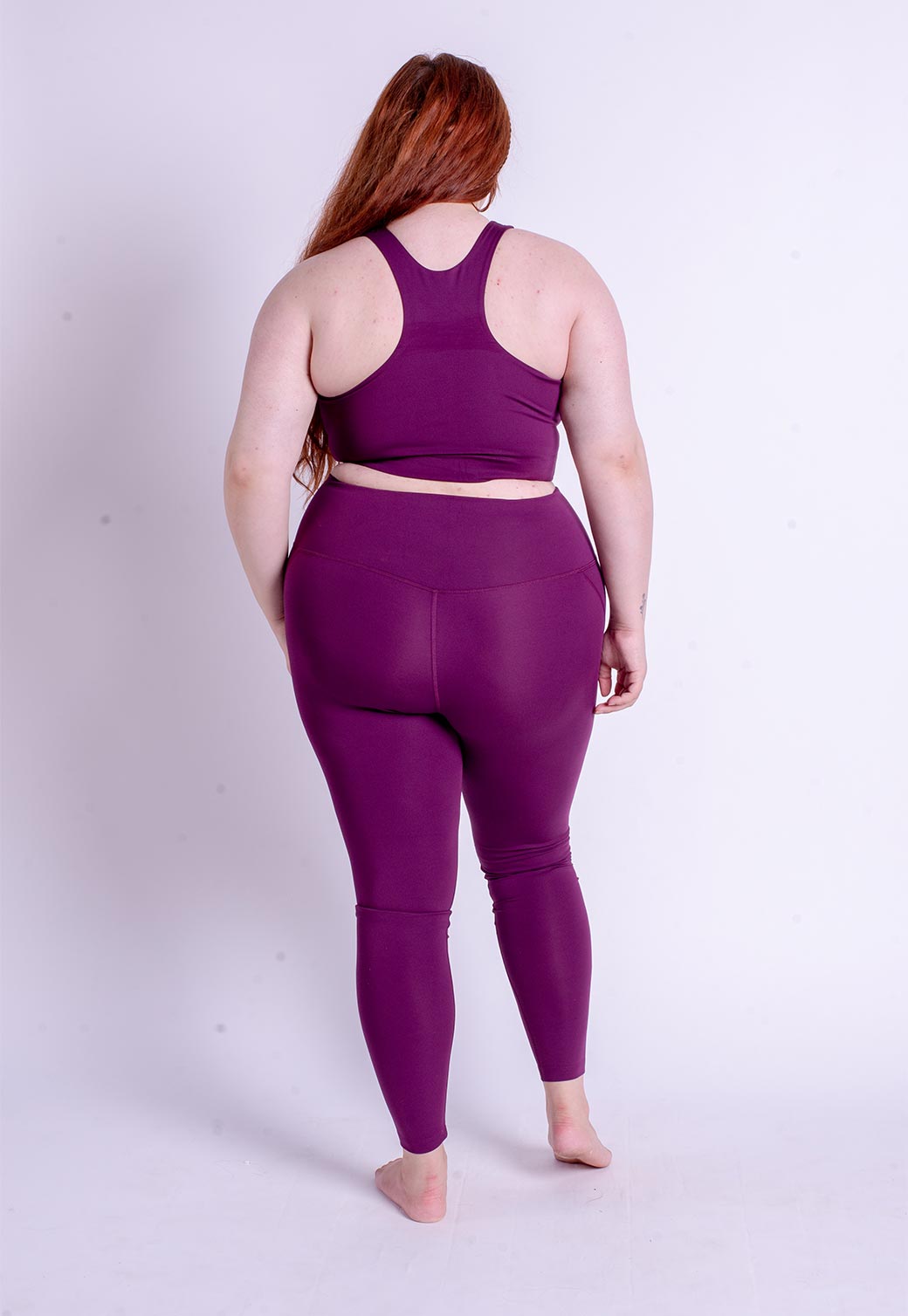 Light Gray טייץ בגזרה גבוהה COMPRESSIVE GIRLFRIEND COLLECTIVE