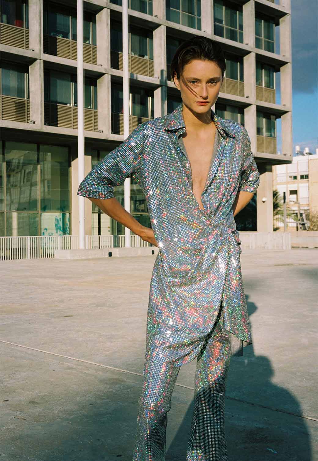 Dark Gray שמלת מיני לנשים Lolitta DODO BAR OR