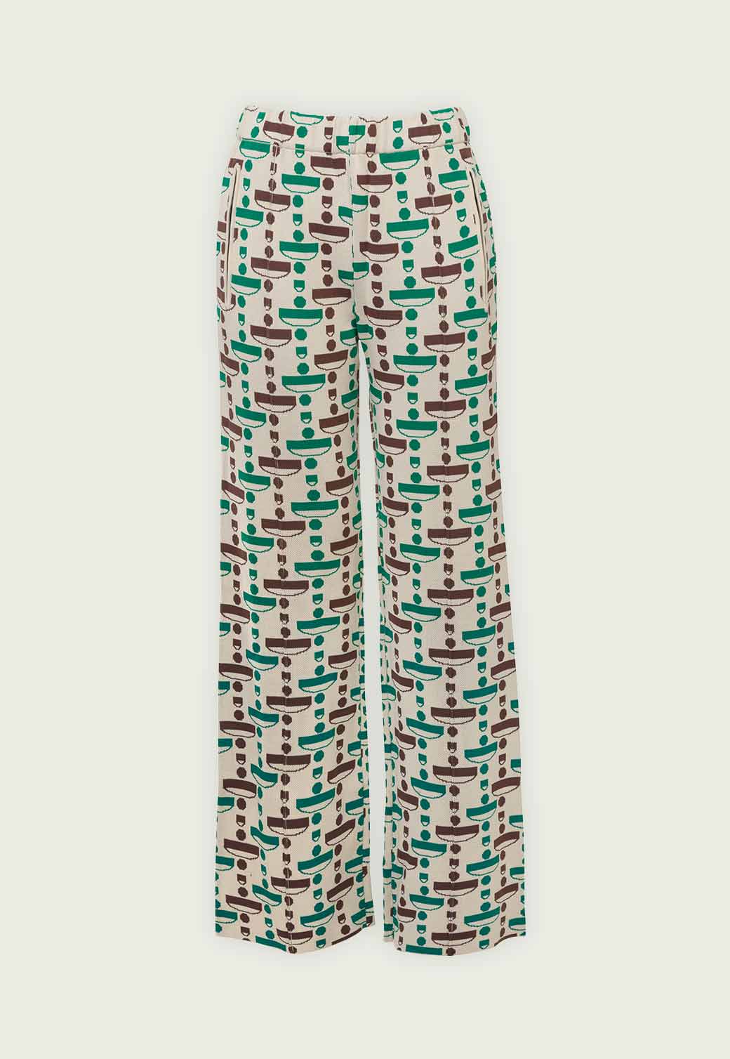 Antique White מכנסיים ארוכים לנשים Emma DODO BAR OR