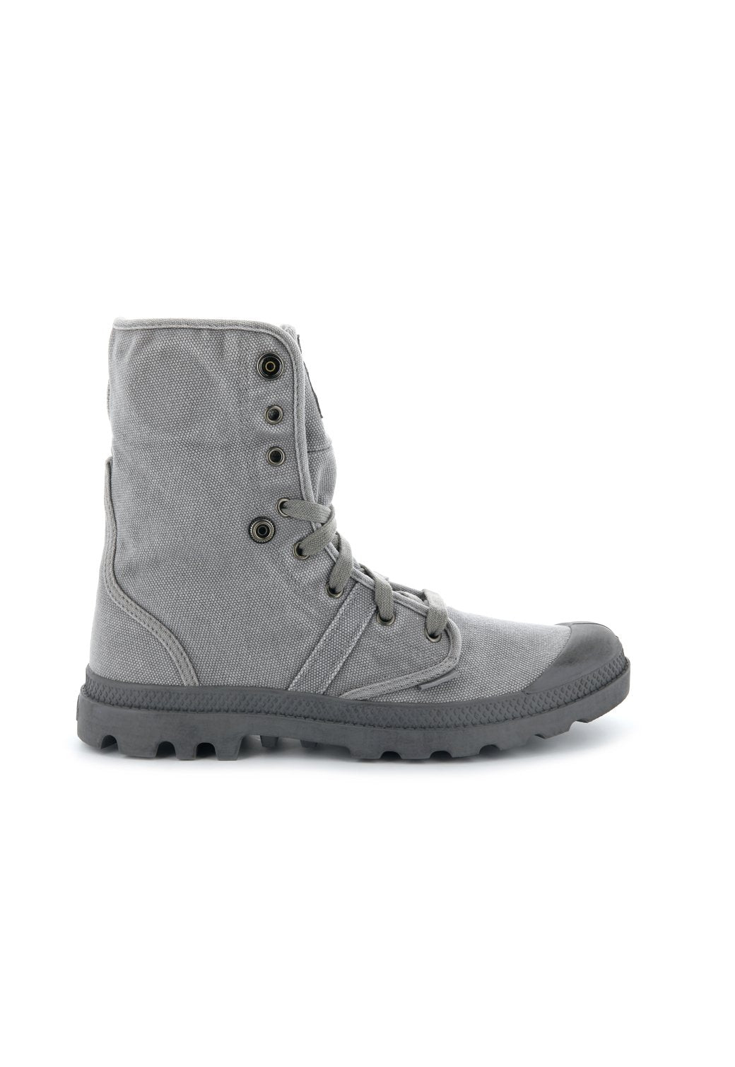 Slate Gray נעלי קנבס גבוהות עם קיפול Pallabrousse PALLADIUM