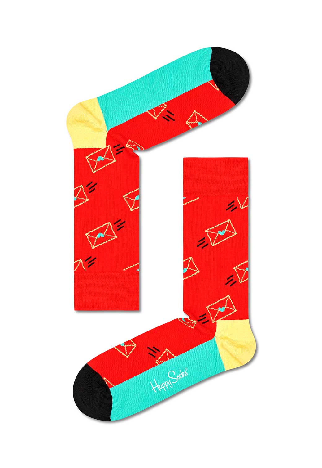 Red מארז גרביים I Love You | 3 זוגות HAPPY SOCKS