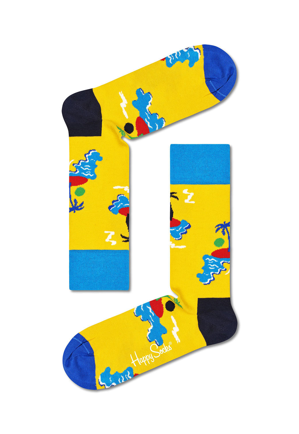 Dark Cyan מארז גרביים צבעוני | 2 זוגות HAPPY SOCKS