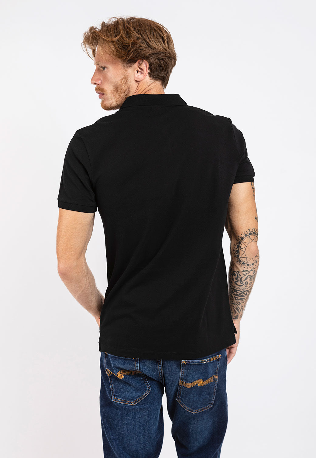 White Smoke חולצת פולו קלאסית מכותנה אורגנית SCOTCH & SODA