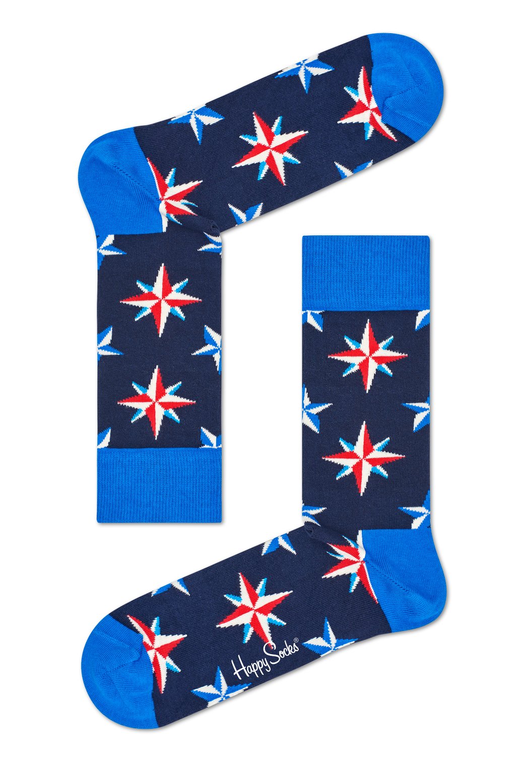 Dark Slate Gray מארז גרביים בהדפס צבעני | 4 זוגות HAPPY SOCKS