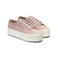 Light Gray PLATFORM סניקרס לנשים SUPERGA