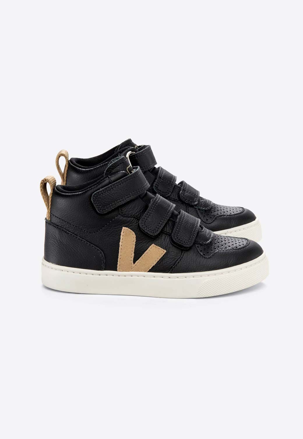 White Smoke SMALL V-10 MID CHFREE BLACK_DUNE סניקרס VEJA