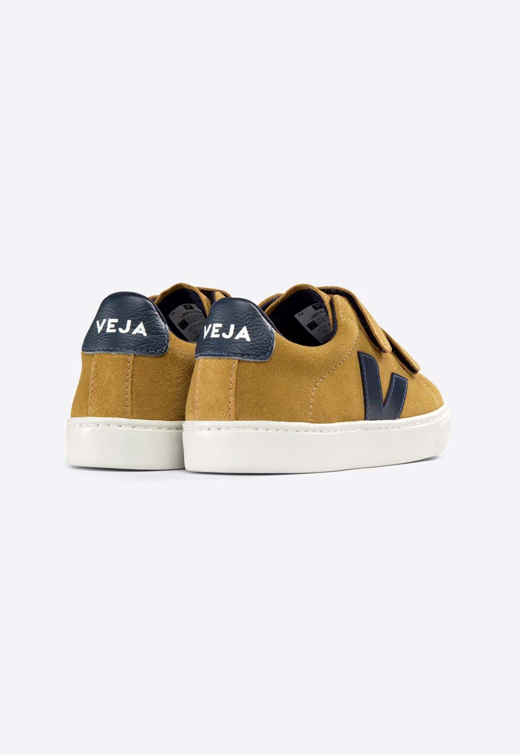 White Smoke SMALL ESPL SUEDE CAMEL_NAUTICO סניקרס VEJA