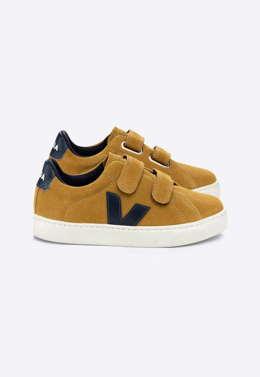 White Smoke SMALL ESPL SUEDE CAMEL_NAUTICO סניקרס VEJA