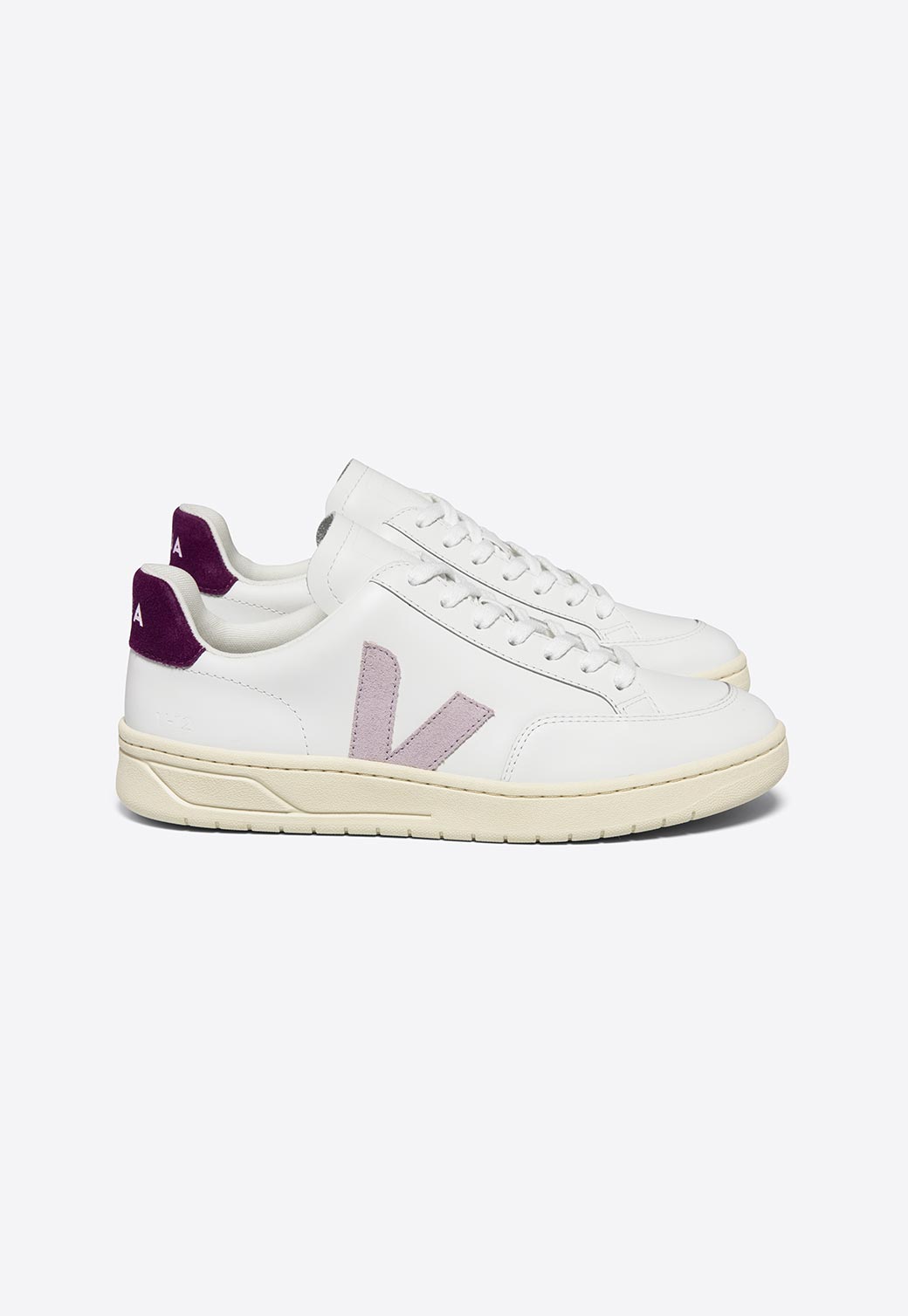 White Smoke V-12 LEATHER XTR-WHT_PARME_MAGENTA סניקרס VEJA