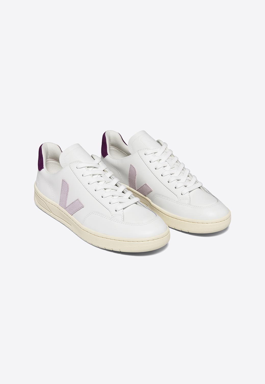 White Smoke V-12 LEATHER XTR-WHT_PARME_MAGENTA סניקרס VEJA