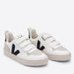 White Smoke סניקרס עם סגירת סקוצ'ים לילדים Small V-10 VEJA