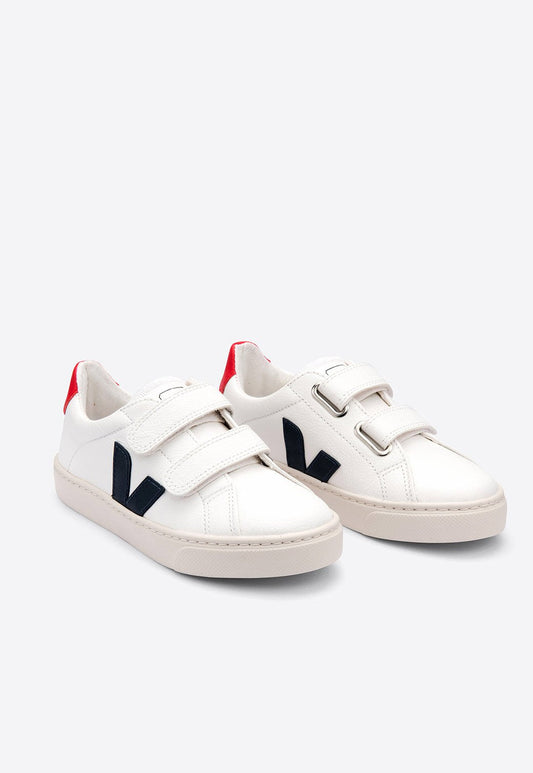 White Smoke סניקרס עם סגירת סקוצ'ים לילדים Small Esplar | 28-35 VEJA