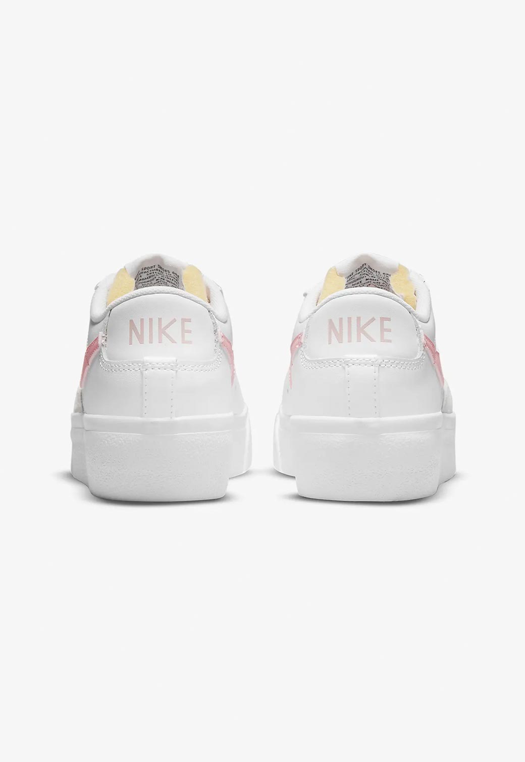 White Smoke סניקרס Blazer Low Platform NIKE