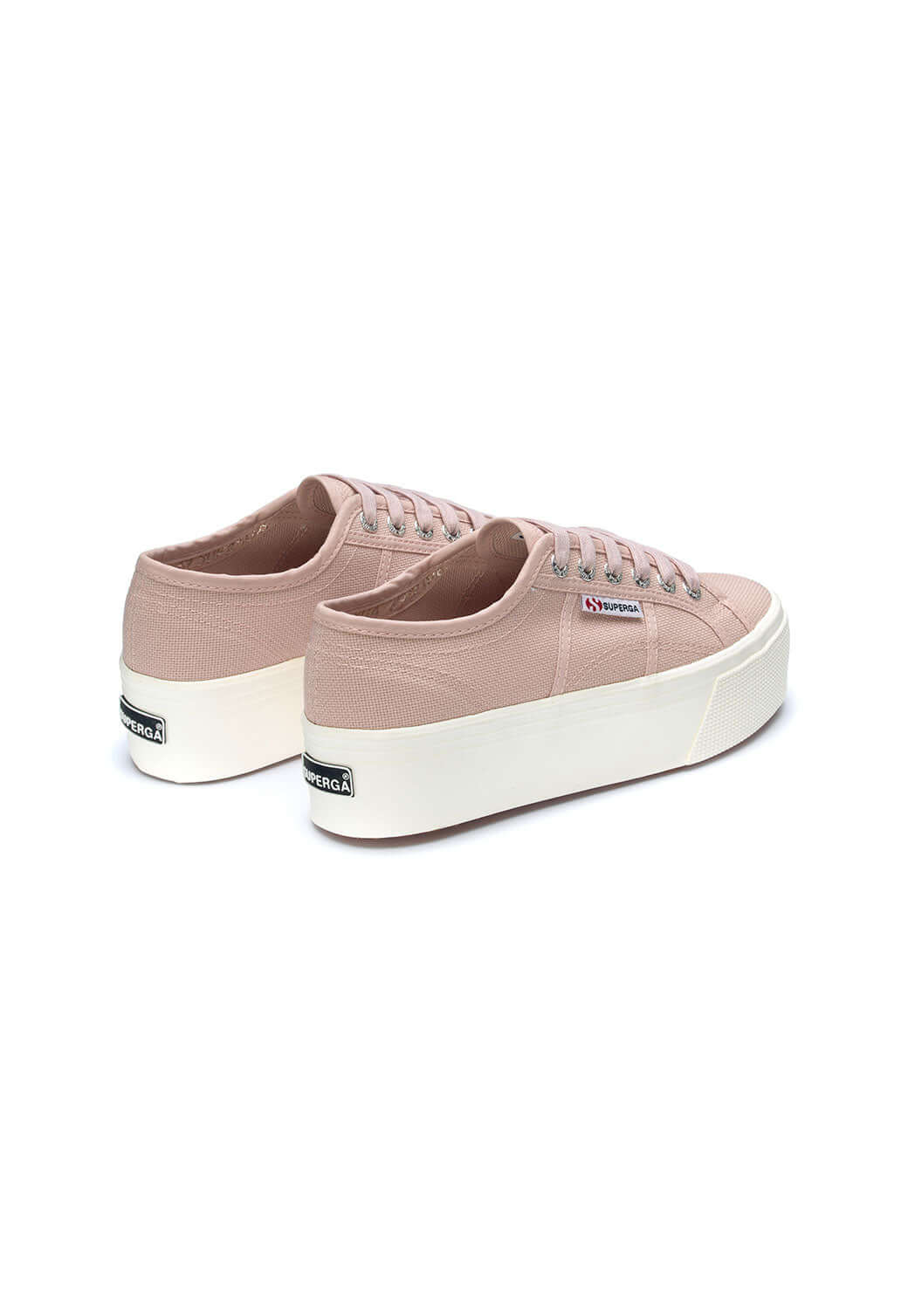 Light Gray PLATFORM סניקרס לנשים SUPERGA