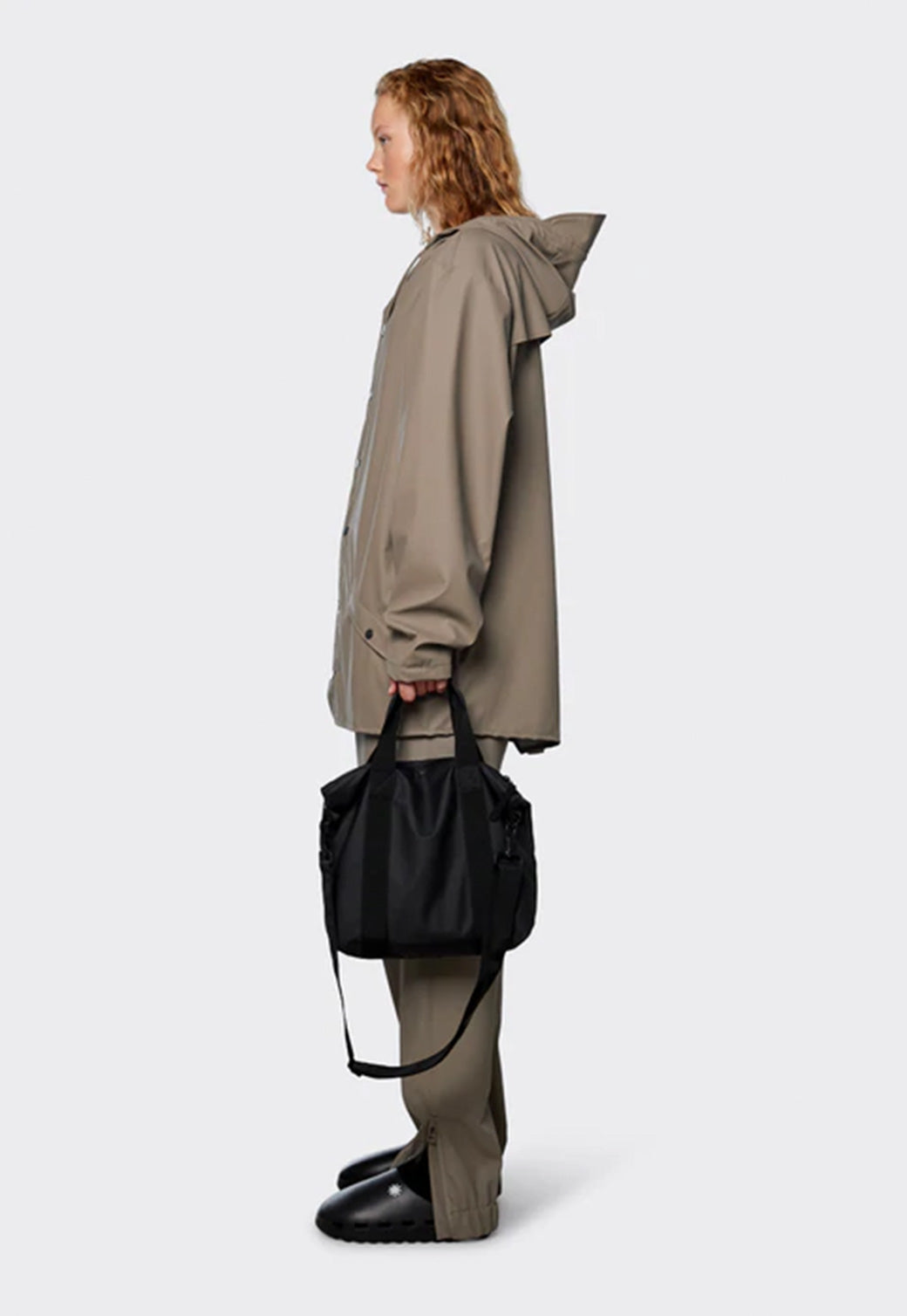 Lavender מעיל גשם עם כובע RAINS