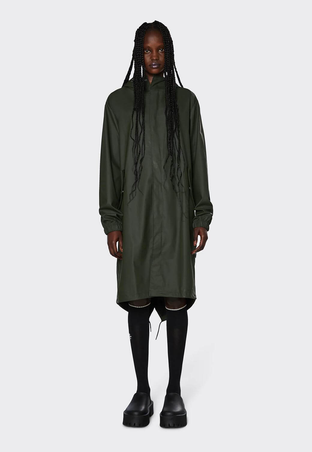 Dark Slate Gray FISHTAIL PARKA W3 מעיל אופנה RAINS