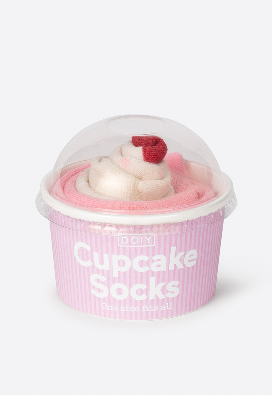 White Smoke זוג גרביים CUPCAKE STRAWBERRY DOIY