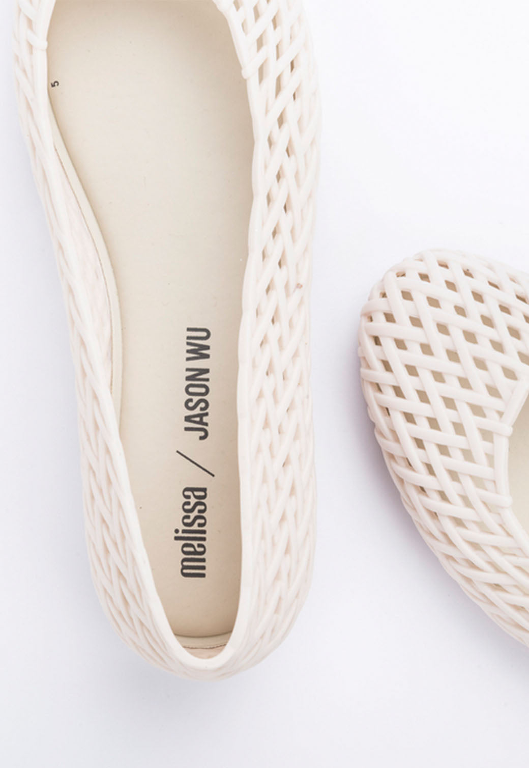 Misty Rose נעלי בובה MELISSA X JASON WU MELISSA