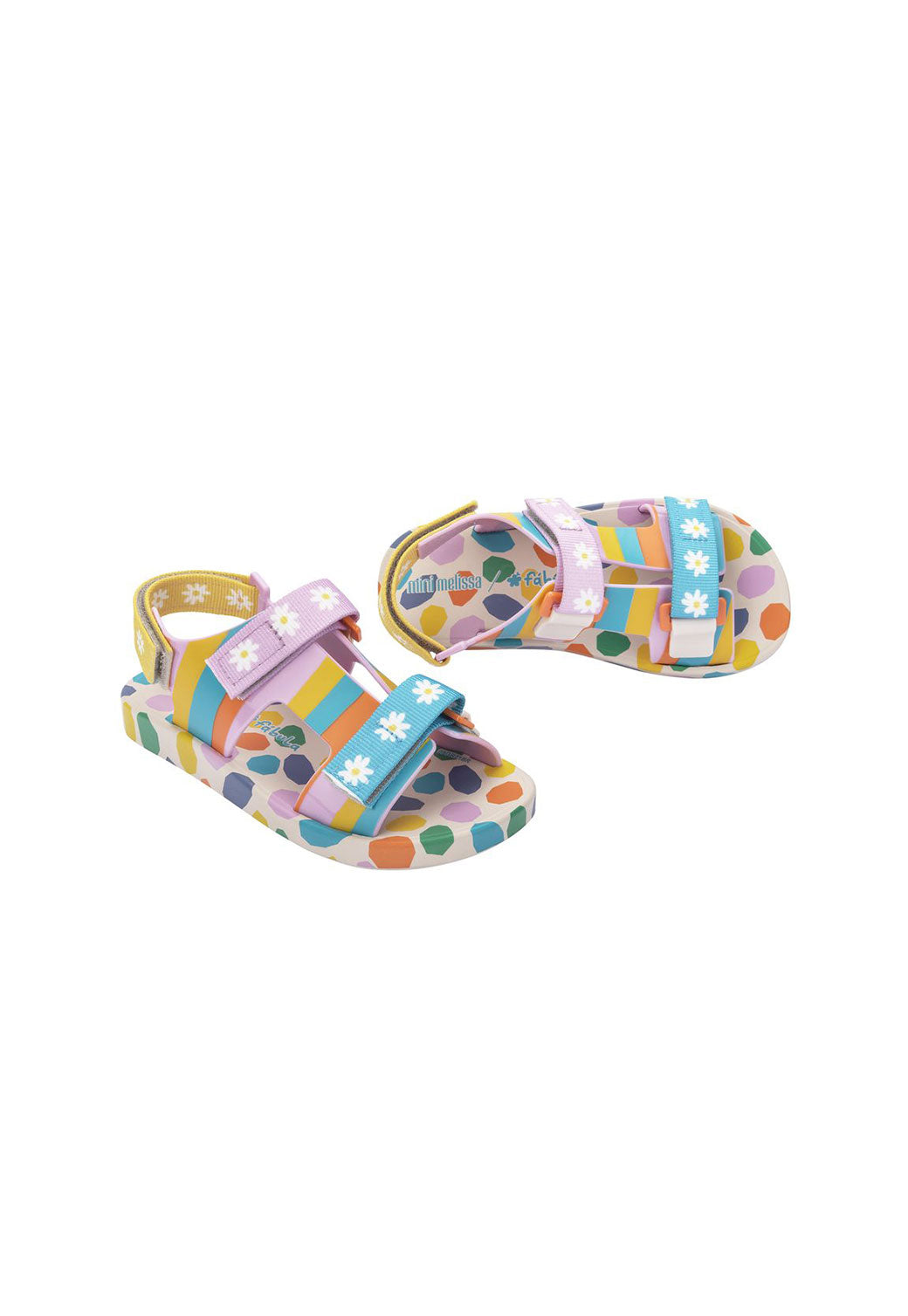 Gray סנדלים עם סגירת סקוץ' 31-35 | MINI MELISSA X FÁBULA MELISSA