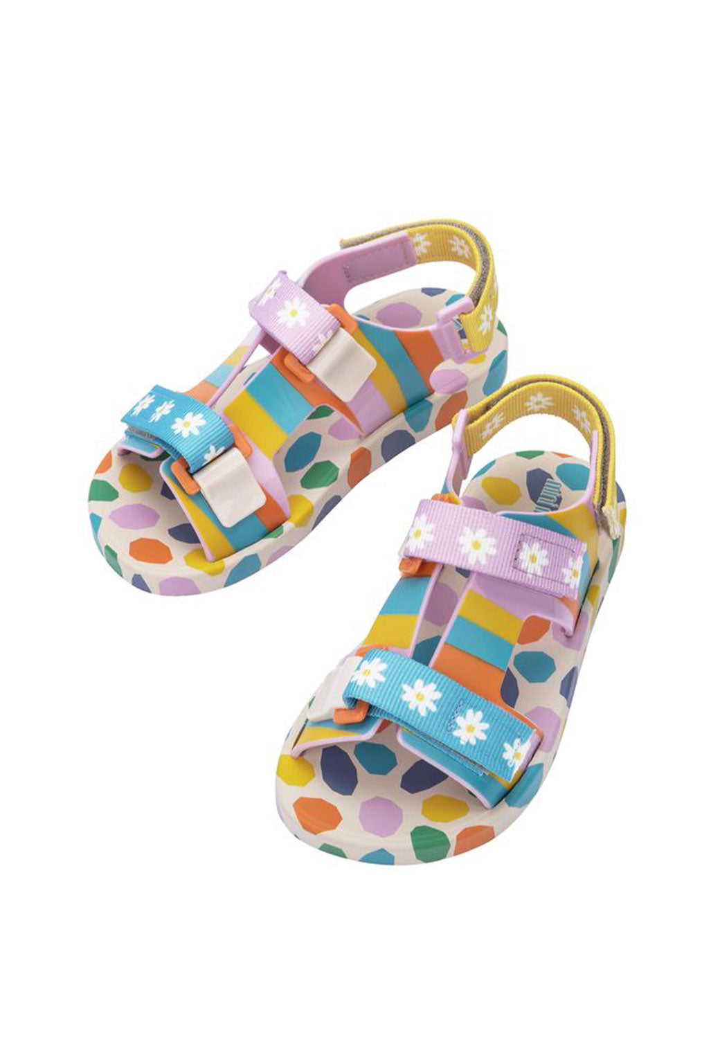 Gray סנדלים עם סגירת סקוץ' 31-35 | MINI MELISSA X FÁBULA MELISSA