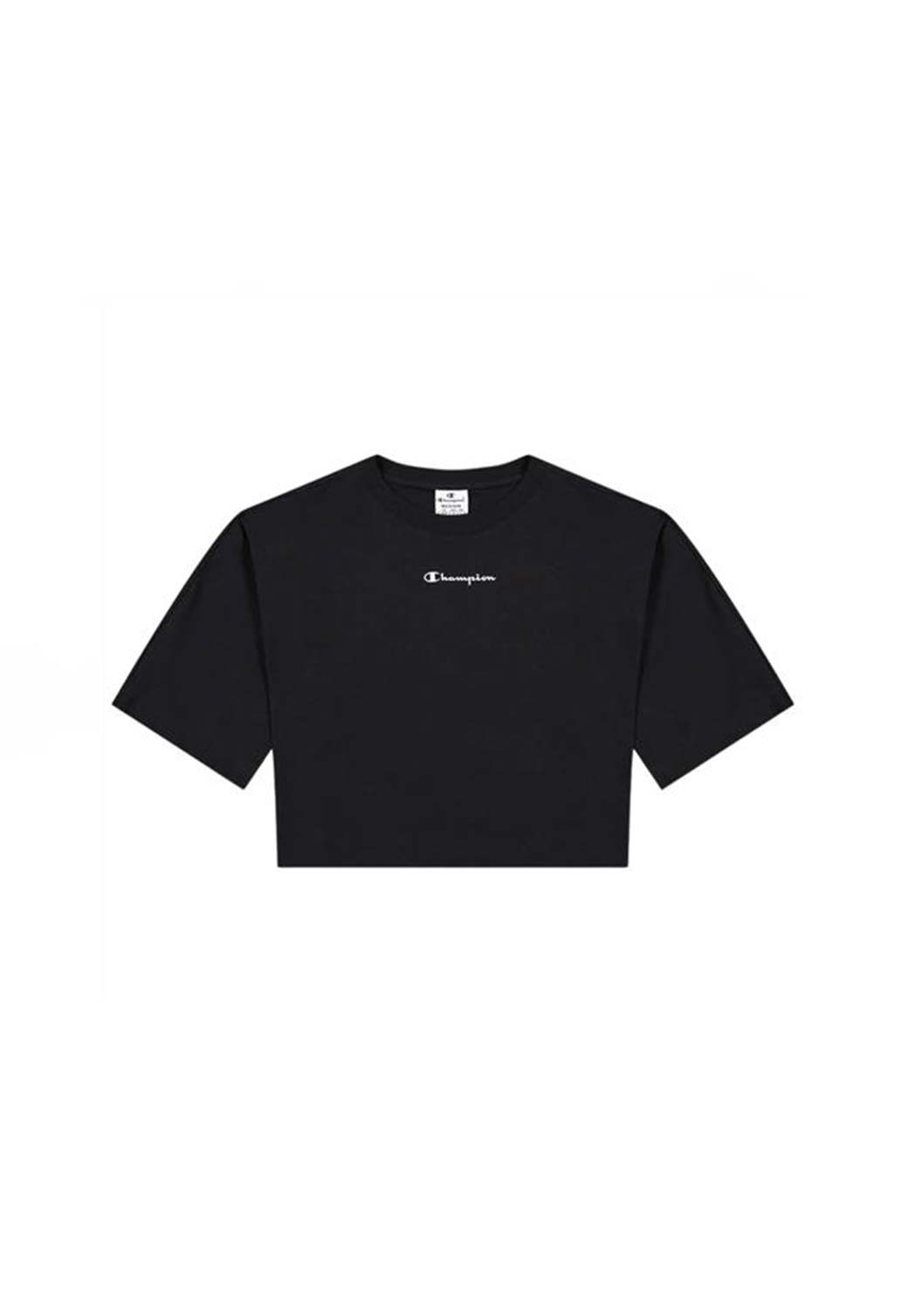 Black CREWNECK CROPTOP חולצה קצרה CHAMPION