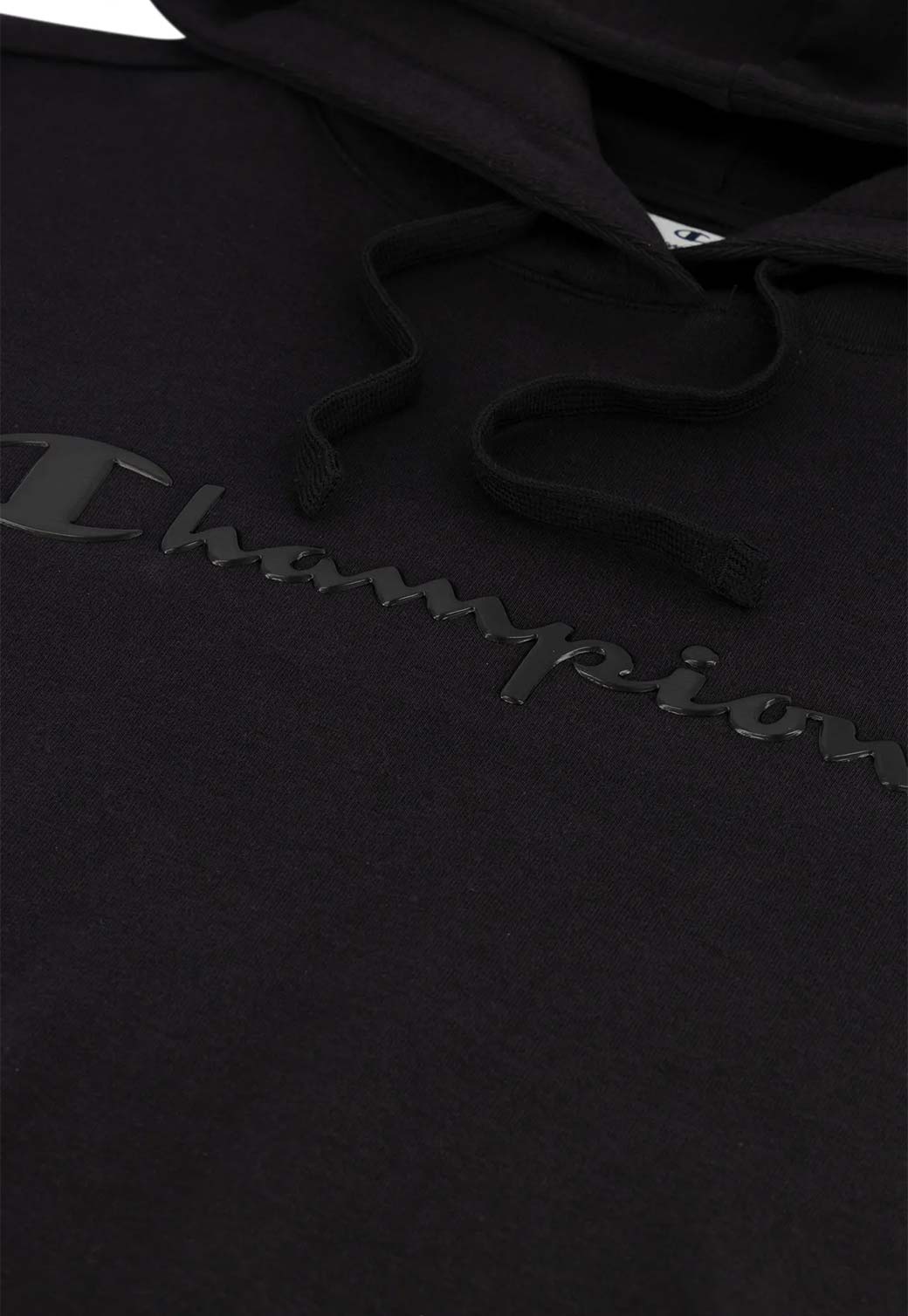 Black סווטשירט קפוצ'ון לנשים CHAMPION