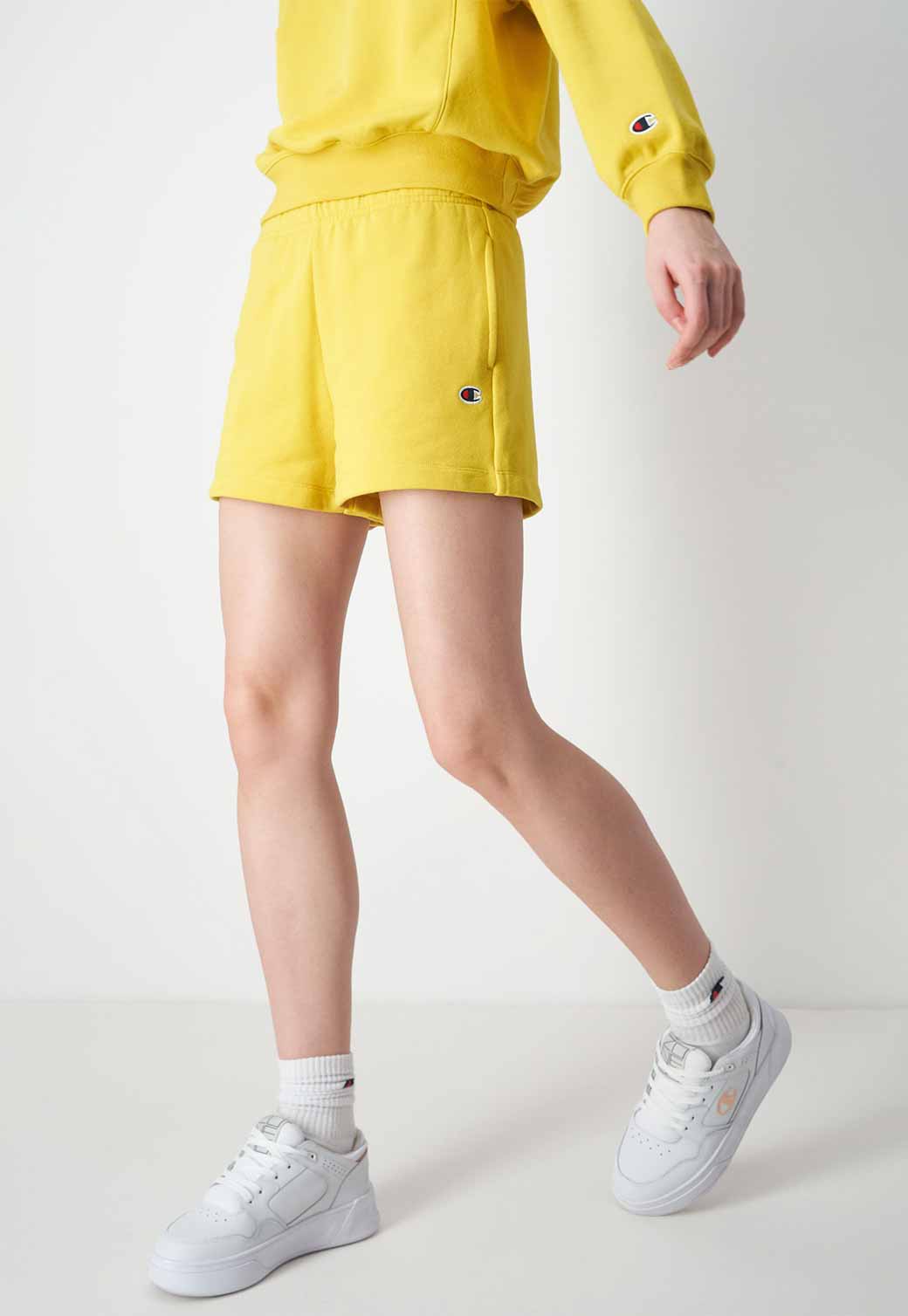 Light Gray ROCHESTER-SHORTS מכנסיים קצרים CHAMPION