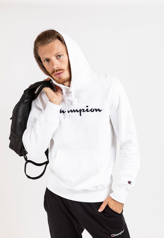 White Smoke סווטשירט HOODED SWEATSHIRT WHT CHAMPION