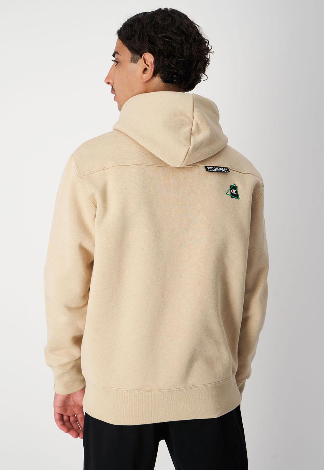 Light Gray ROCHESTER-HOODED SWEATSHIRT קפוצ'ון CHAMPION