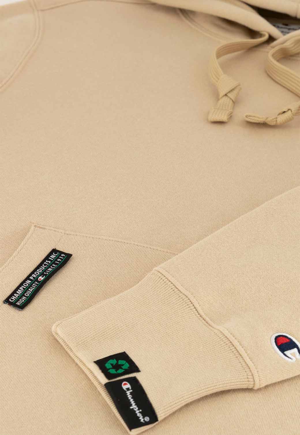 Tan ROCHESTER-HOODED SWEATSHIRT קפוצ'ון CHAMPION