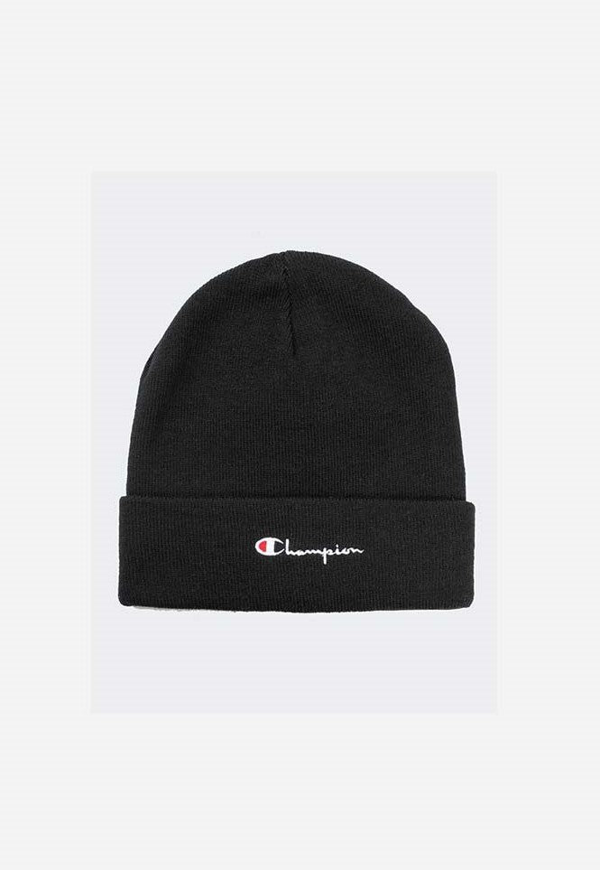 Black BEANIE CAP NBK כובע צמר CHAMPION