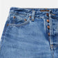 Steel Blue ג'ינס קצר לנשים Maud Shorts - Nostalgic Blue NUDIE