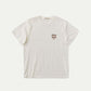 Beige טי שירט קצרה לגברים Roy Logo Tee NUDIE