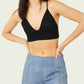 Bisque חזיה FEELS RIGHT BRALETTE FREE PEOPLE